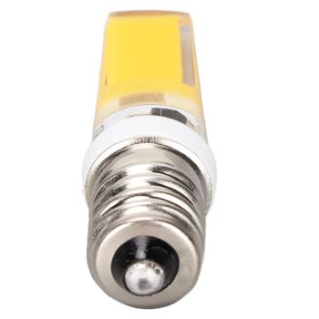 6PCS E14 COB Lamp Bulb Mini 360 Degree Lighting Heat Sinking Silicone Anti Glare for Chandelier Ceiling Light Warm White Light 3000K
