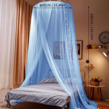 Mosquito Repelling Net Hanging Princess Canopy Insect Protection Room Decoration Hideaway Tent for Bed Kids Type 5
