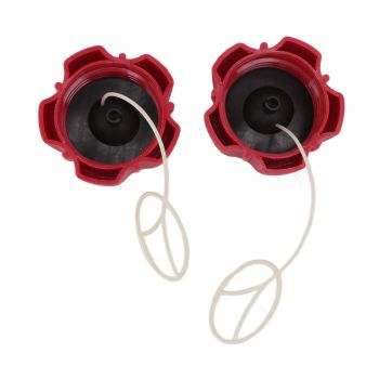 2 Set Lawn Mower Fuel Cap Primer Bulb Replacement Part Kit for Fuxtec FX RM 1630 1855 1860 2055 2060 2060PRO