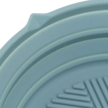 2pcs Fryer Silicone Liner Collapsible Food Grade Silicone Pot for Air Cooker Round Fryer Silicone Basket Blue
