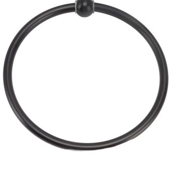 Towel Ring Bathroom Wall Mounted Stand Holder Rack Antique Brass Porcelain Accessories