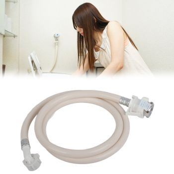 Washing Machine Water Inlet Hose Burst Proof PVC Water Pipe with Metal Connector for Haier Automatic Washing Machine 1.5m / 4.9ft