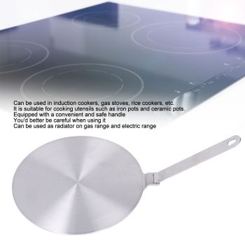 Kitchen Heat Diffuser Stainless Steel With Handle Heat Induction Cooker Plate for Kitchen Type 20