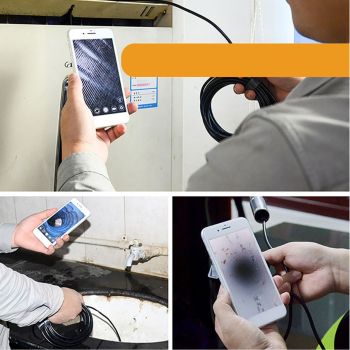 3 in 1 Endoscope Camera HD ABS Aluminium Alloy Industrial Endoscope for Android 6.1 for Pipe Car