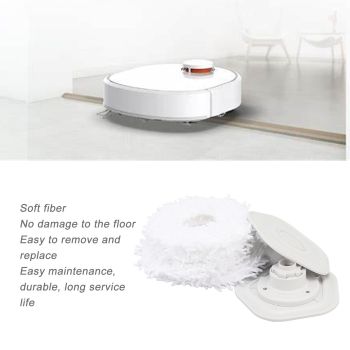 Mop Cloths For Dreame Bot W10 W10 Pro Vacuum Cleaner Cleaning Pads Mop Pads Replacement with Holder