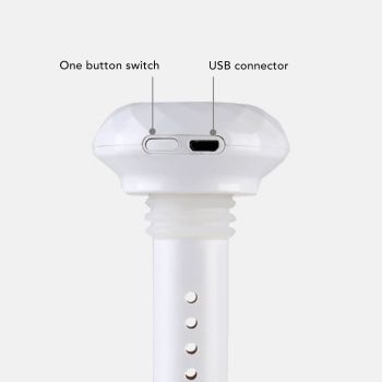 Desktop Humidifier Mute White Portable High Capacity Water Bottle Humidifier for Home Car