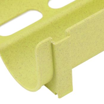 Cabinet Wine Rack Stackable Drop Resistant Hollow Water Bottle Holder for Refrigerator Countertop Green 2pcs