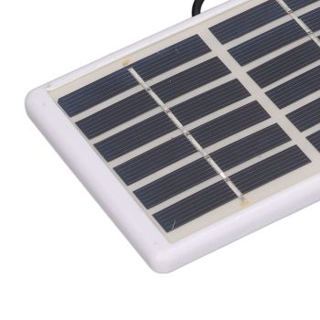Solar Panel 1.2W 6V 9V Lightweight Portable Polysilicon Crystals DC Interface Solar Charger Panel for Water Pumps