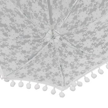 White Lace Umbrella Vintage Wedding Bridal Lace Parasol Children's Photo Costume Lace Umbrella for Photography Props 51322 G