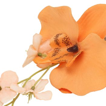 5 Pcs Groom Boutonniere Elegant Men Wedding Flower Lifelike Permanent Reusable Artificial Brooch Flower Orange