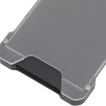 AK 3 Work Name Card Holder Aluminium Alloy Work Card Sleeve for Work Tag Hanging Tag Black