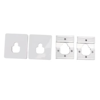 Retractable Clothesline Wall Mounted Heavy Duty Thickened Stainless Steel Double Laundry Line for Balcony Hotel 13.8ft White