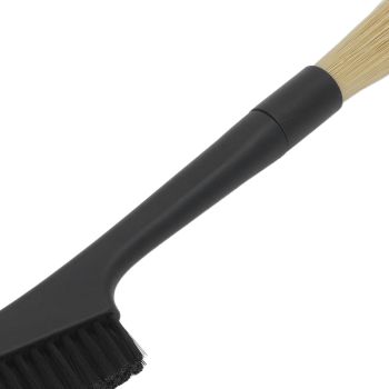 Coffee Machine Cleaning Brush Double Head Detachable Coffee Grinder Brush for Home Kitchen Bar
