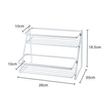 Spice Rack Organizer Seasoning Bottle Jar Shelf Multifunctional Home Kitchen Organizing Storage Rack Double Layer