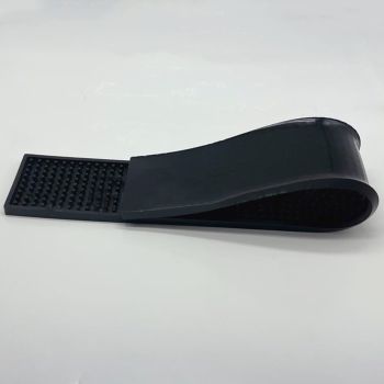 60x8x1CM Bar Rail Mat PVC Black Antiskid Bar Service Spill Mat for Coffee Hairdressing