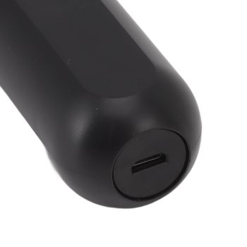 Electric Egg Beater Handheld USB Charging Milk Frother Portable Cordless Drink Mixer with Stainless Steel Whisk Black