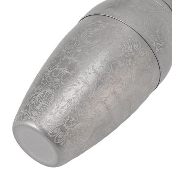 Boston Cocktail Shaker 304 Stainless Steel Bartending Mixer Shaker Bar Wine Cup for Bartender American Carved