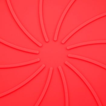 20.5cm Fryer Liners Square Folding Dishwasher Safe Silicone Fryer Pot Basket For Replacement Kitchen Red