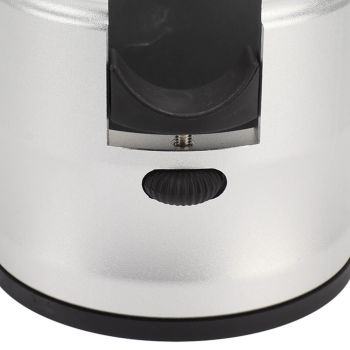 Coffee Tamper Holder Round Prevent Slip Adjustable Universal Aluminum Alloy Coffee Filter Handle Stand for Home Cafe Silver