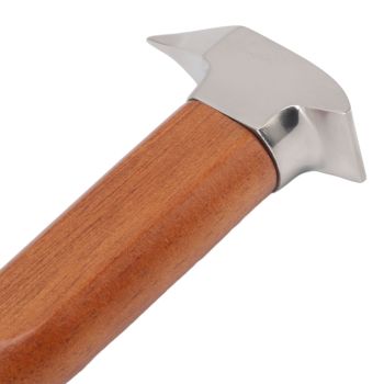304 Stainless Steel Ice Chisel Wooden Handle Ice Chipper Hand Ice Removal Pick for Home Use