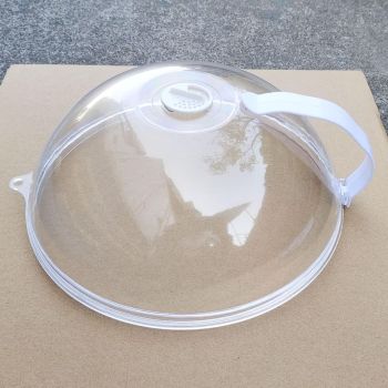 Microwave Oven Splatter Cover High Temperature Resistant Plastic Splash Guard Lid for Kitchen Mini Type