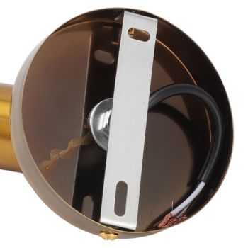E27 E26 Wall Lamp Base 180 Degrees Up and Down Adjustable Iron Decoration Bulb Socket for Bedroom Living Room Gold