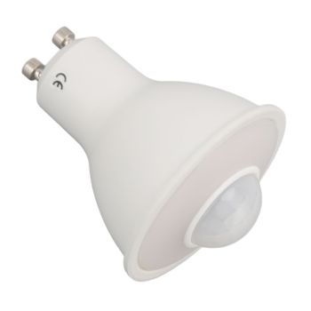 GU10 Light Bulb Infrared Human Induction Replacement Bulb for Ceiling Corridor Porch Lamp Warm Light 3000K 5W 500LM AC 100‑240V