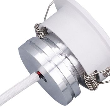 LED Recessed Light Mini Adjustable Angle Aluminium Recessed Ceiling Light White 85‑265V Cold White 6000K