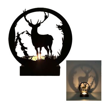 Candle Holder Elephant Look Durable Decorative Candle Holder Bracket for Home
