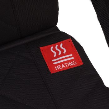Portable Heating Pad Heated Stadium Cushion for Office Outdoor Camping Black