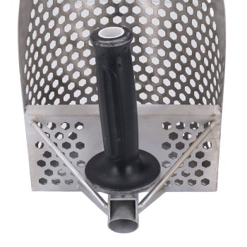 Beach Sand Scoop Metal Detecting Hunting Tool Detector Stainless Steel Hexahedron Holes Sand Scoop