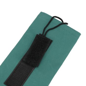 Horse Tail Protection Bag Non Woven Fabric Horsetail Guard with Fringe Hook and Loop Design Green