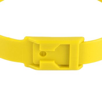 10PCS Goat Collar PU 23 Inch Adjustable Livestock Collar for Farm Animal Cow Horse Sheep Yellow