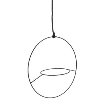 5pcs Hanging Planter Holder Rust Proof Decorative Metal Hanging Flower Pot Basket for Living Room Indoor Garden Balcony
