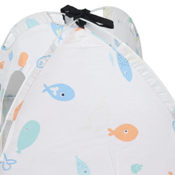 Pet Tent Cartoon Print Detachable Washable Portable Cat Tents for Cats Puppy Small Pets