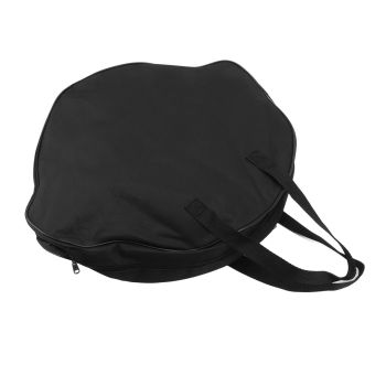 Baking Tray Storage Bag Oxford Cloth Wear Resistant Metal Zipper Nylon Handle Frying Pan Bag for Picnic Camping L