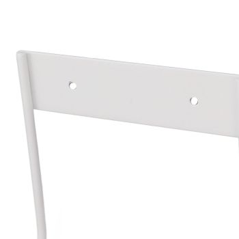Garden Hose Holder 304 Stainless Steel Wall Mount Heave Duty Water Hose Hook Hanger for Outside Yard White