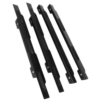 4pcs Barbecue Wind Screen Professional Portable Stainless Steel Grill Wind Guard for Camping Picnic BBQ Cooking