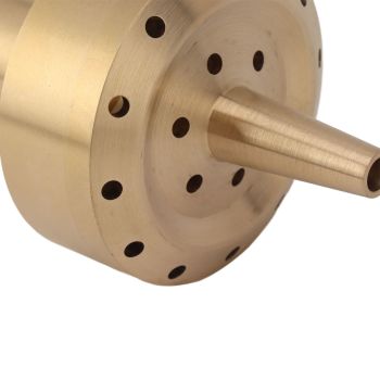 Water Fountain Nozzle Brass Fountain Nozzle Column Sprinkler Spray Head for Garden Pond Bring Beautiful Visual Effects G3/4in