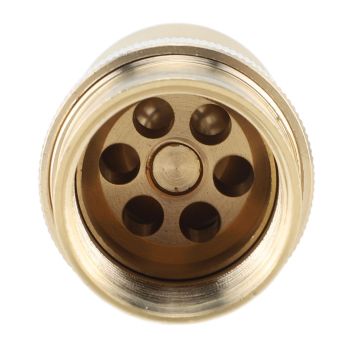 Fountain Nozzle Brass Fountain Sprinkler Head Column Waterscape Sprinkler Head for Garden Pond Bring Beautiful Visual Effects G1.5in