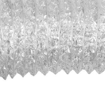 Vent Hose 4 Inch Flexible Double Sided Aluminum Foil Duct Ventilation Pipe 4 Layer Protection Leakage Proof Air Ducting 5m/196.9in