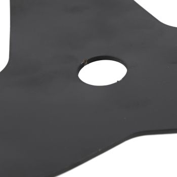 Black Weed Wacker Blades 3 Teeth Carbon Steel Brush Cutter Blades Heavy Duty Brush Cutter Blades for Lawn Yard Garden Bush Trimming