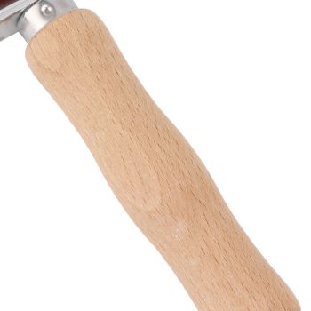 40mm Silicone Seam Roller Dual Use Brass Wheel Wood Handle Wallpaper Flat Seam Roller for PVC TPO Welding Red