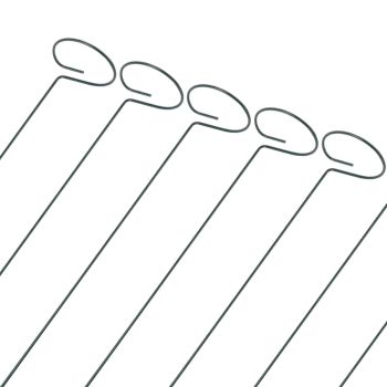 12Pcs Plant Stakes Reusable Plant Sticks Support Anti Rust Stem Flower Support for Home Garden Yard Farm