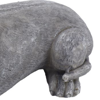 Dog Garden Statues DIY Lifelike Prevent Cracking Resin Dog Statues Home Decor for Courtyard Lawn Dachshund