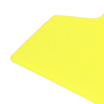 100 Sets Livestock Ear Tags Yellow Strong Plastic Easy to Use Blank Cattle Ear Tags for Cow Sheep Pig Farm