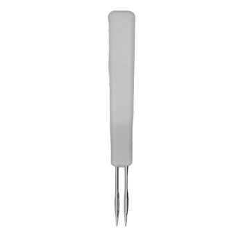 50Pcs Chicken Poultry Double Needle Thorn Pox Needle Chicken Vaccination Needle Poultry Breeding Equipment White