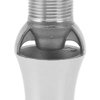 Stainless Steel Ice Tower Cascade Cedar Water Fountain Nozzle Cascade Cedar Style Ice Tower Snow Pine Fountain Nozzle Head 1/2 Inch Internal Thread 3/4 Inch External Thread