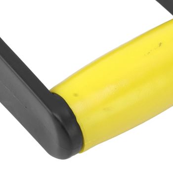Shovel D Grip Handle 32mm Inner Diameter Silicone Grip Reinforcement Snow Shovel Handle Replacement for Digging Raking Tool Yellow Black