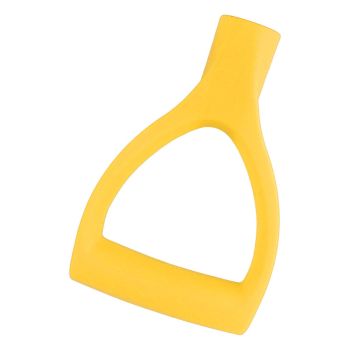 Shovel Handles D Type 32mm ID Plastic Quick Installation Snow Shovel Handle for Digging Raking Tool Yellow